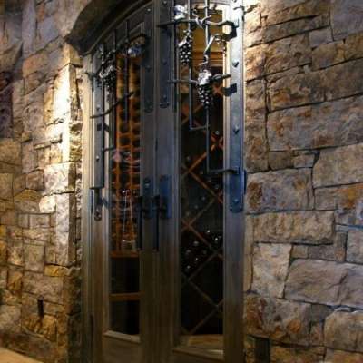 wine cellar door