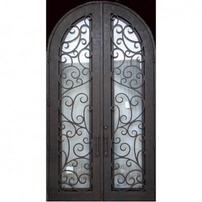 New Design wrought iron door/iron door grill design