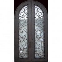 New Design wrought iron door/iron door grill design